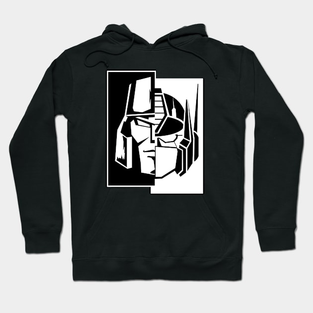 Transformers - GEN 1- Optimus Megatron mashup Hoodie by ROBZILLA